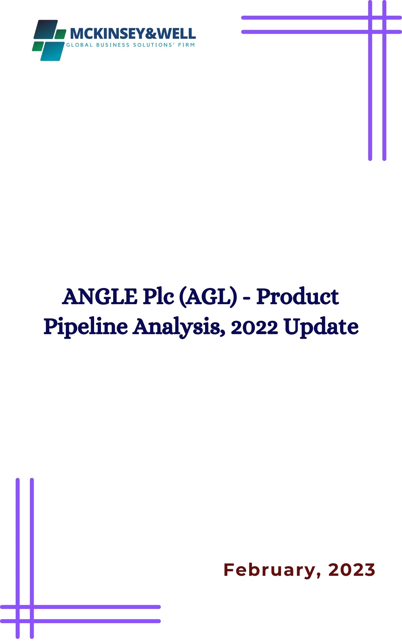 ANGLE Plc AGL Product Pipeline Analysis 2022 Update