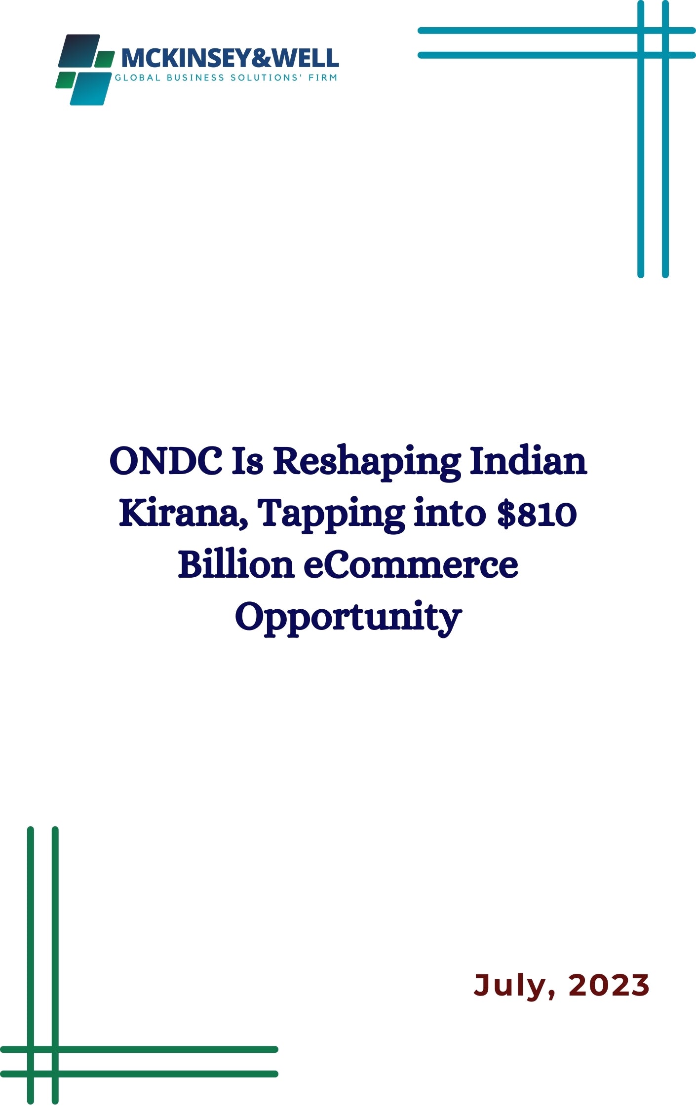 ONDC Is Reshaping Indian Kirana, Tapping into $810 Billion eCommerce Opportunity