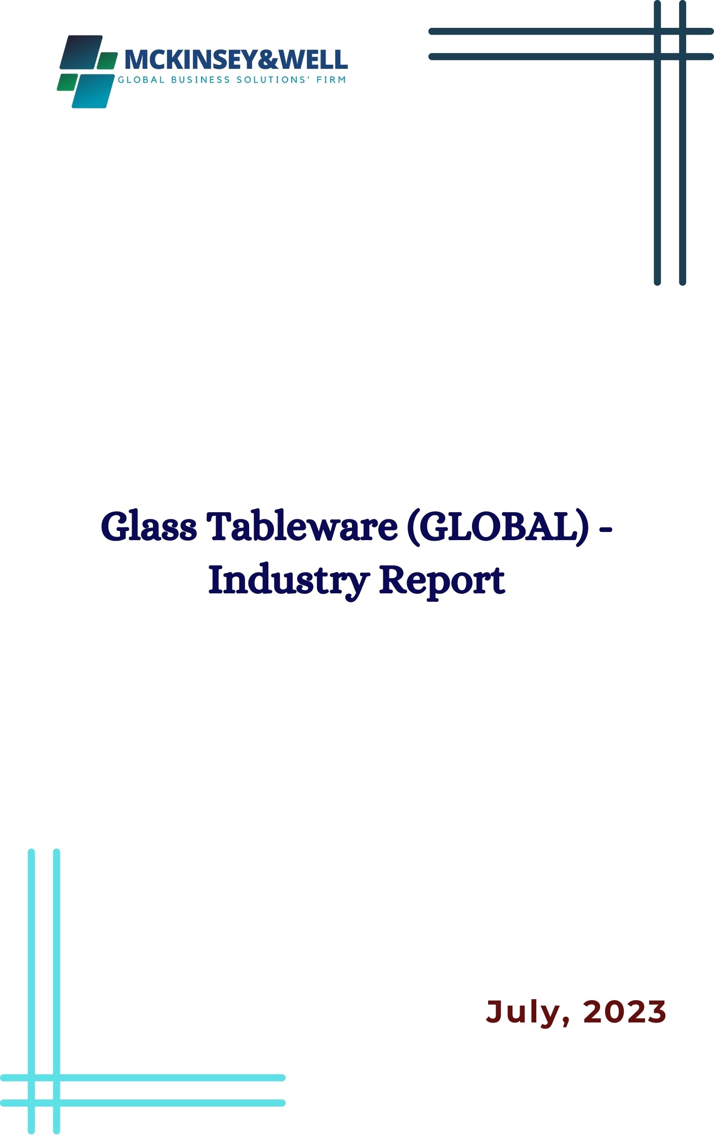 Glass Tableware (GLOBAL) - Industry Report