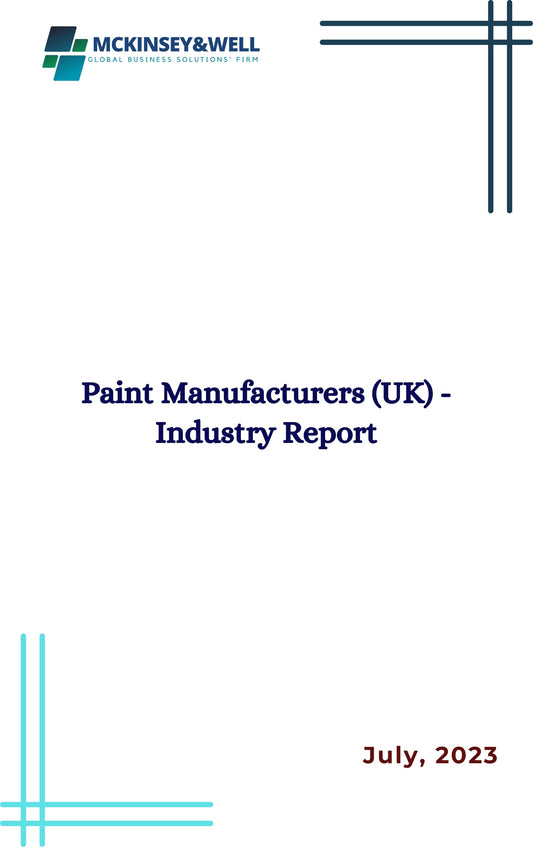 Paint Manufacturers (UK) - Industry Report