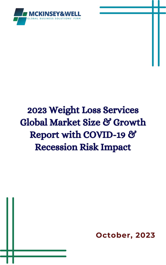 2023 Weight Loss Services Global Market Size & Growth Report with COVID-19 & Recession Risk Impact