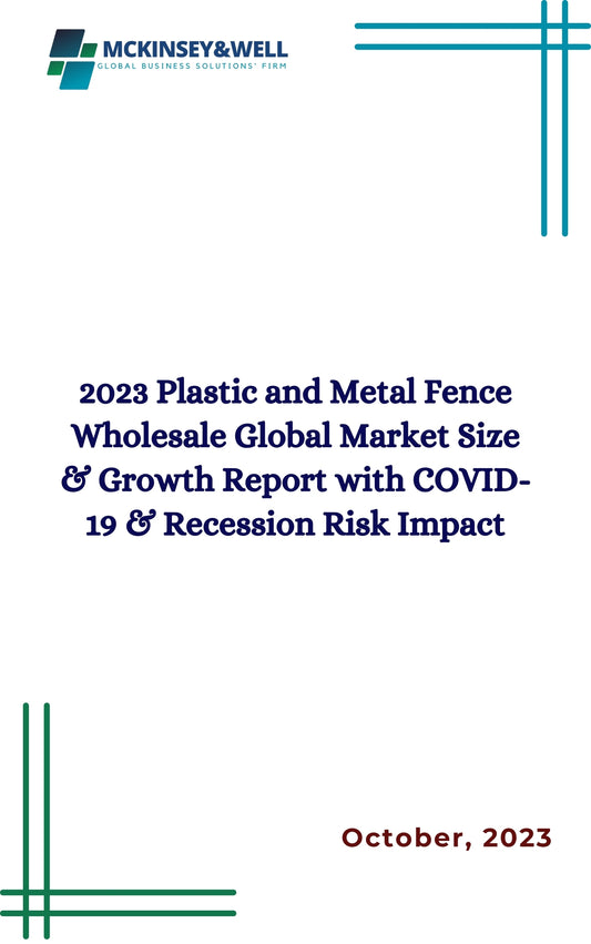 2023 Plastic and Metal Fence Wholesale Global Market Size & Growth Report with COVID-19 & Recession Risk Impact