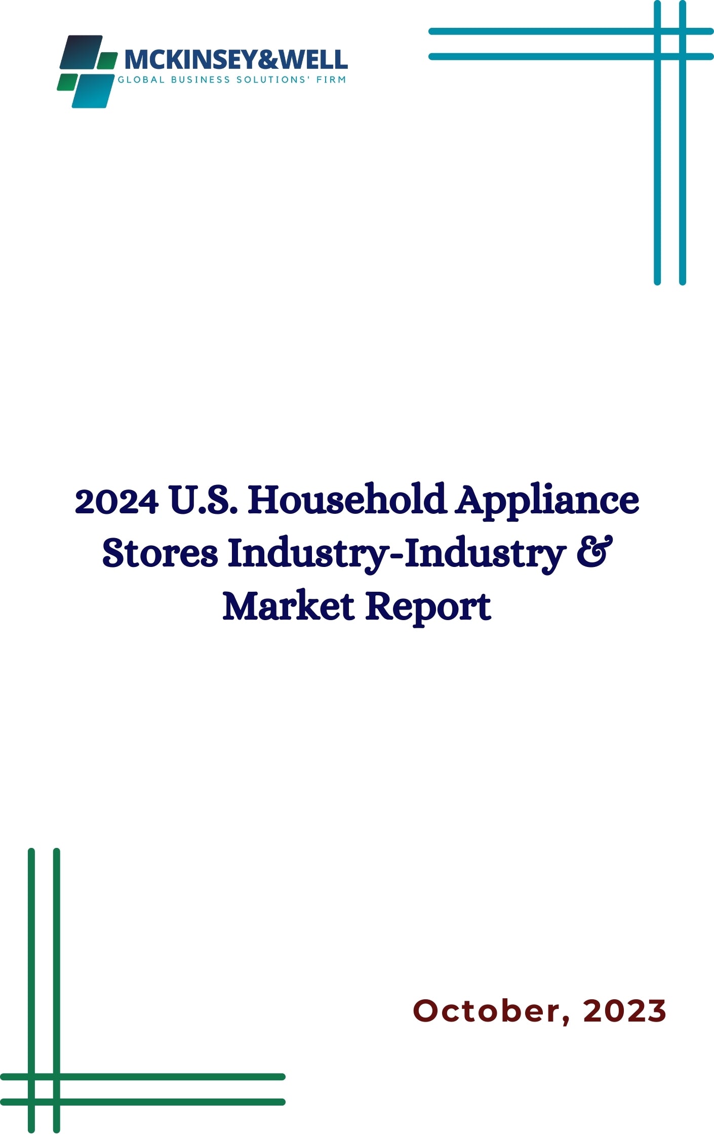 2024 U.S. Household Appliance Stores Industry-Industry & Market Report