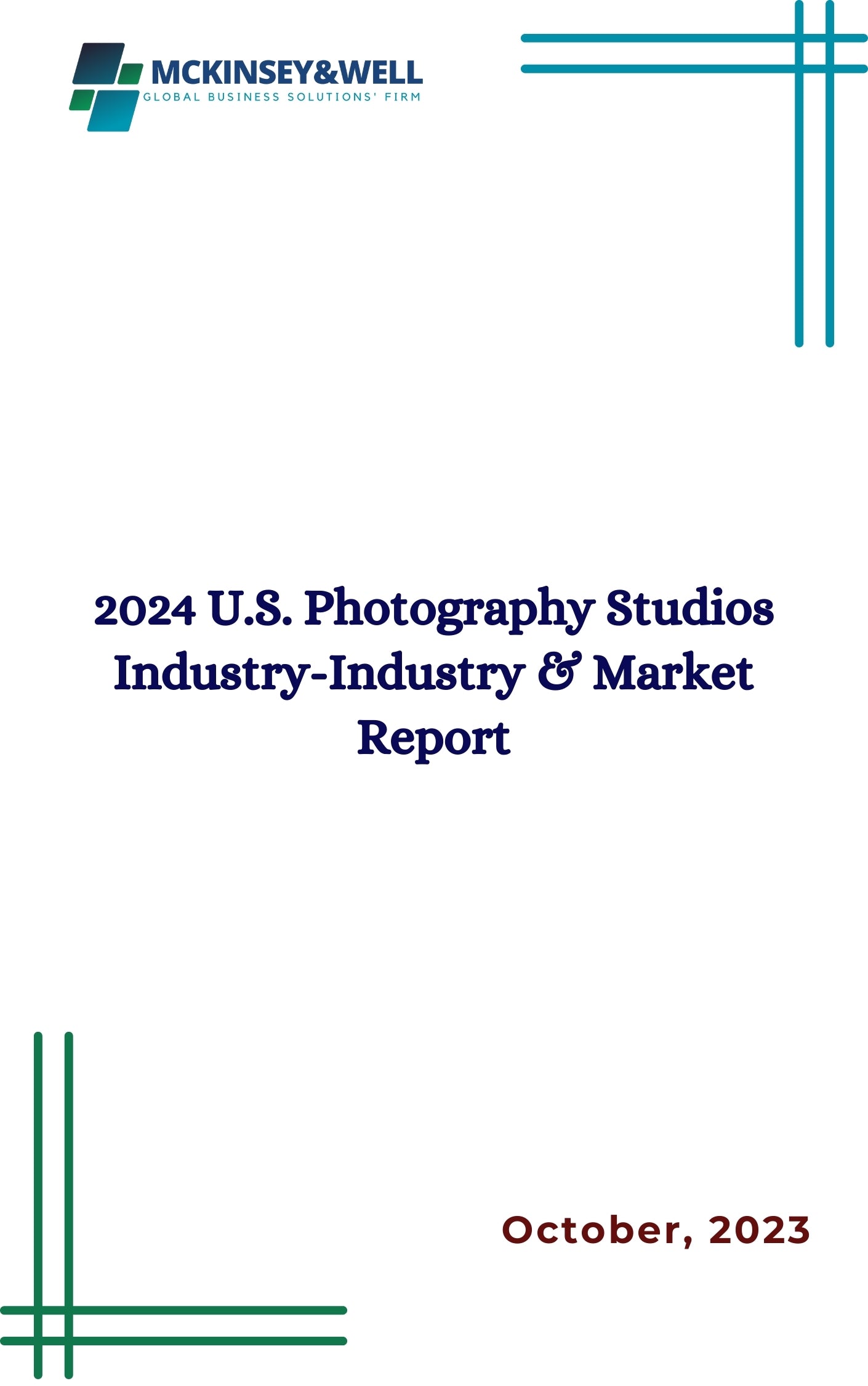 2024 U.S. Photography Studios Industry-Industry & Market Report