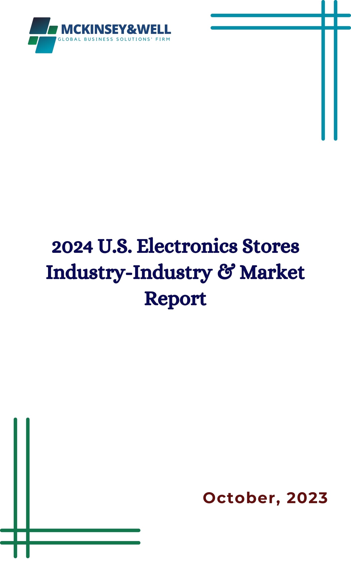 2024 U.S. Electronics Stores Industry-Industry & Market Report