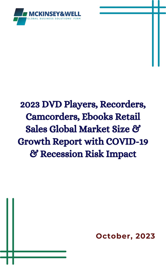 2023 DVD Players, Recorders, Camcorders, Ebooks Retail Sales Global Market Size & Growth Report with COVID-19 & Recession Risk Impact