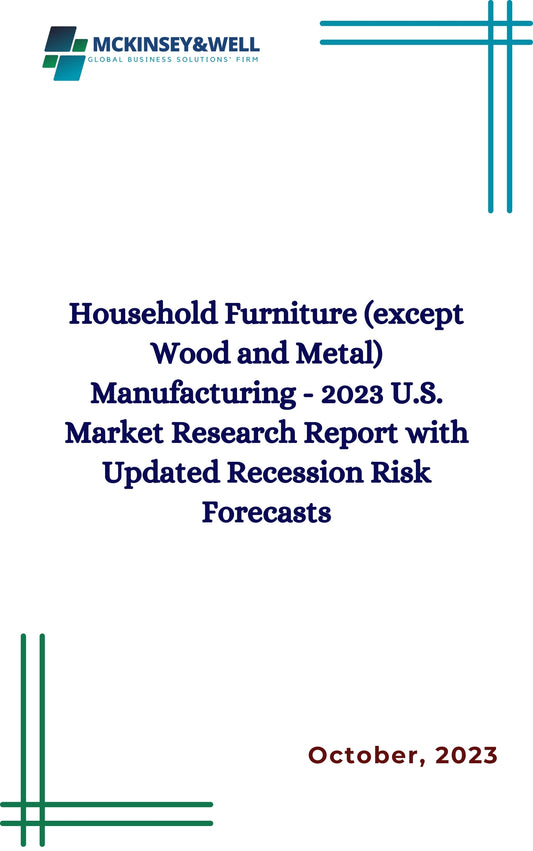 Household Furniture (except Wood and Metal) Manufacturing - 2023 U.S. Market Research Report with Updated Recession Risk Forecasts