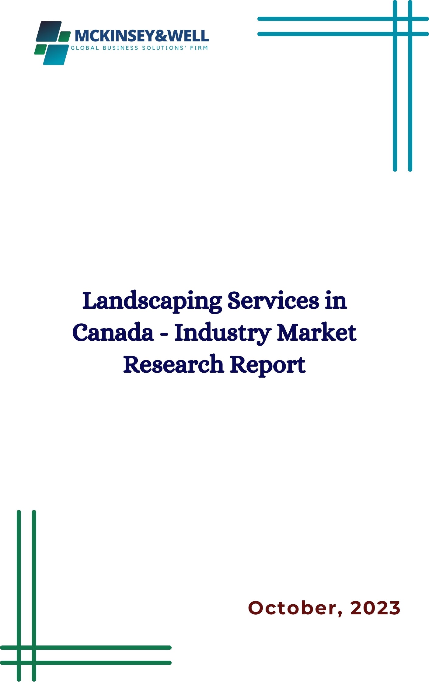 Landscaping Services in Canada - Industry Market Research Report