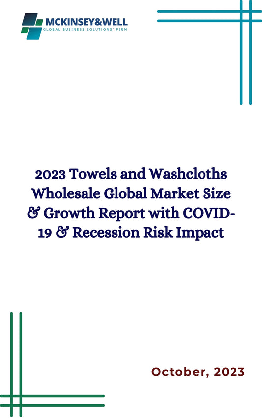 2023 Towels and Washcloths Wholesale Global Market Size & Growth Report with COVID-19 & Recession Risk Impact