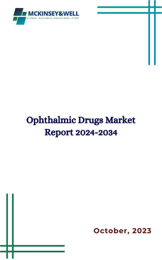 Ophthalmic Drugs Market Report 2024-2034