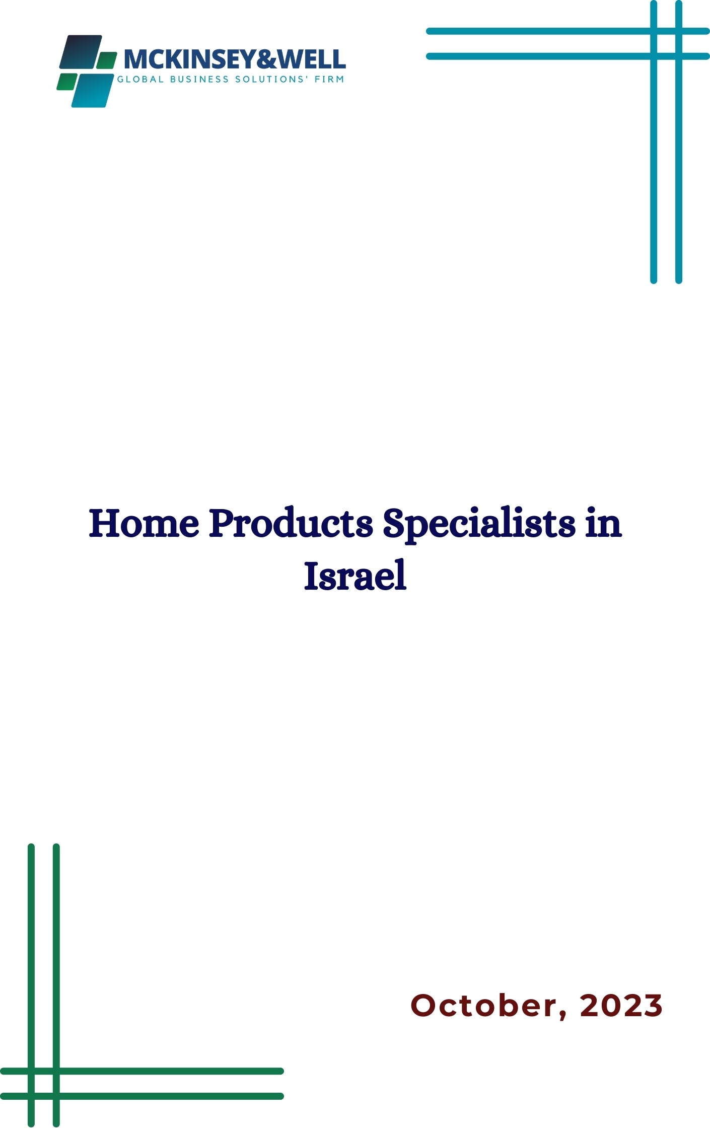 Home Products Specialists in Israel