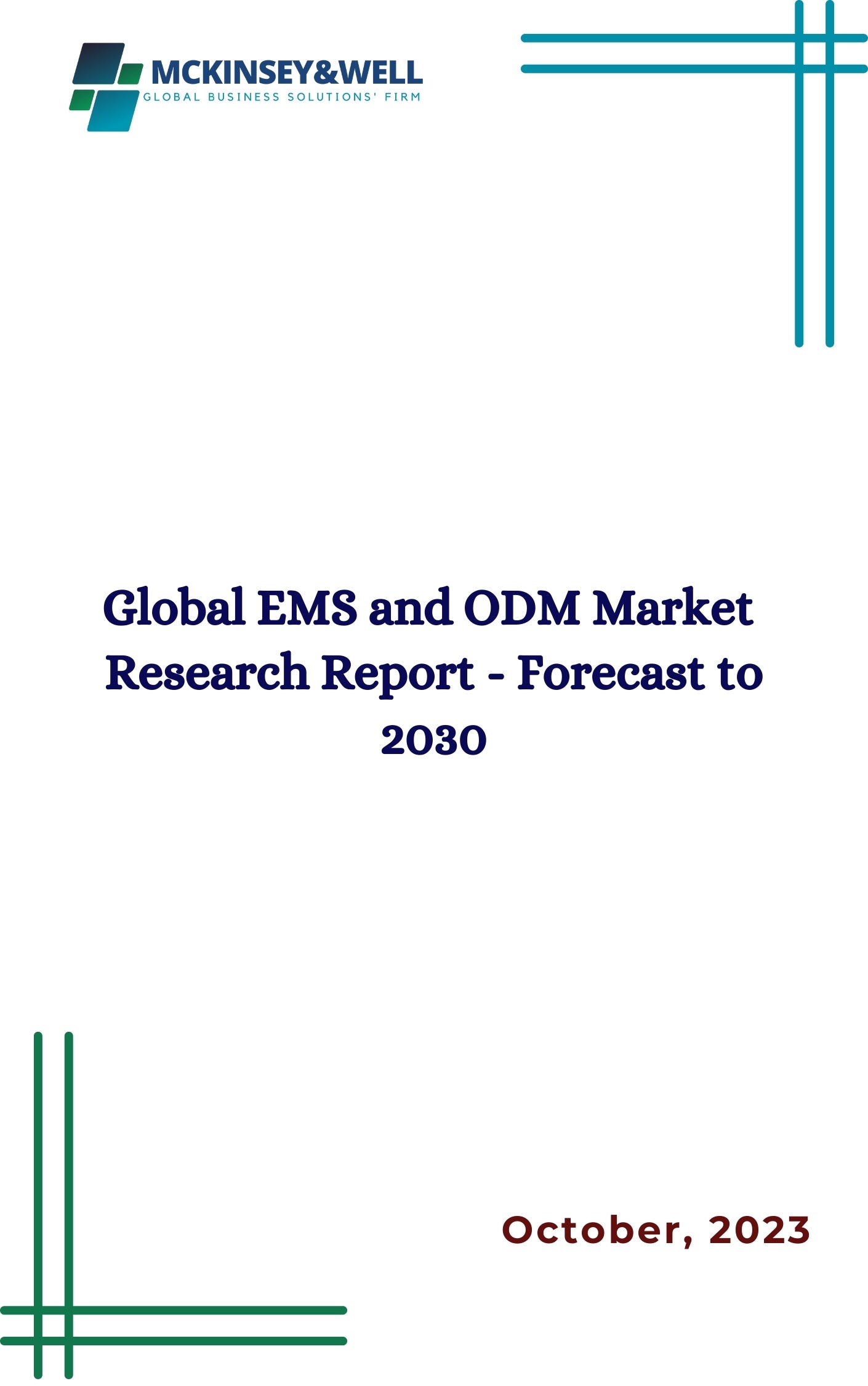 Global EMS and ODM Market  Research Report - Forecast to 2030