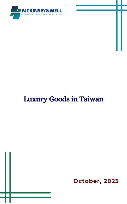 Luxury Goods in Taiwan