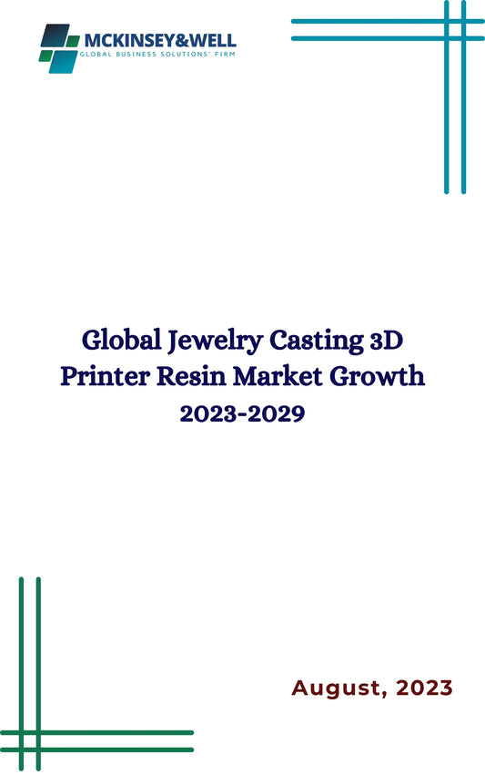 Global Jewelry Casting 3D Printer Resin Market Growth 2023-2029