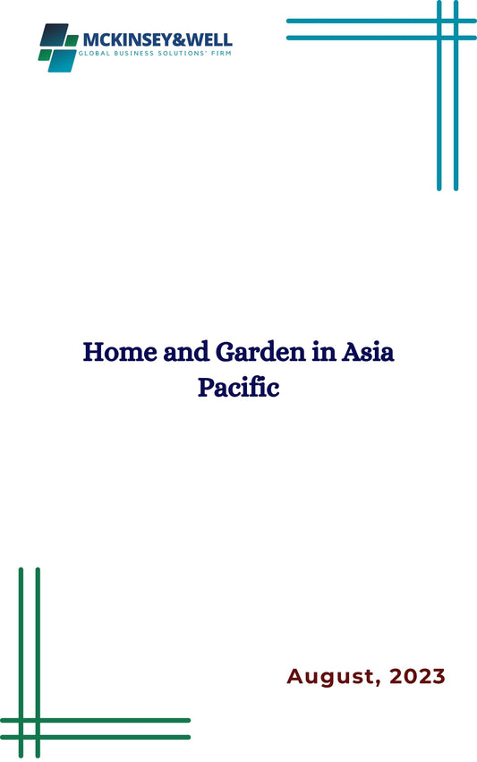 Home and Garden in Asia Pacific