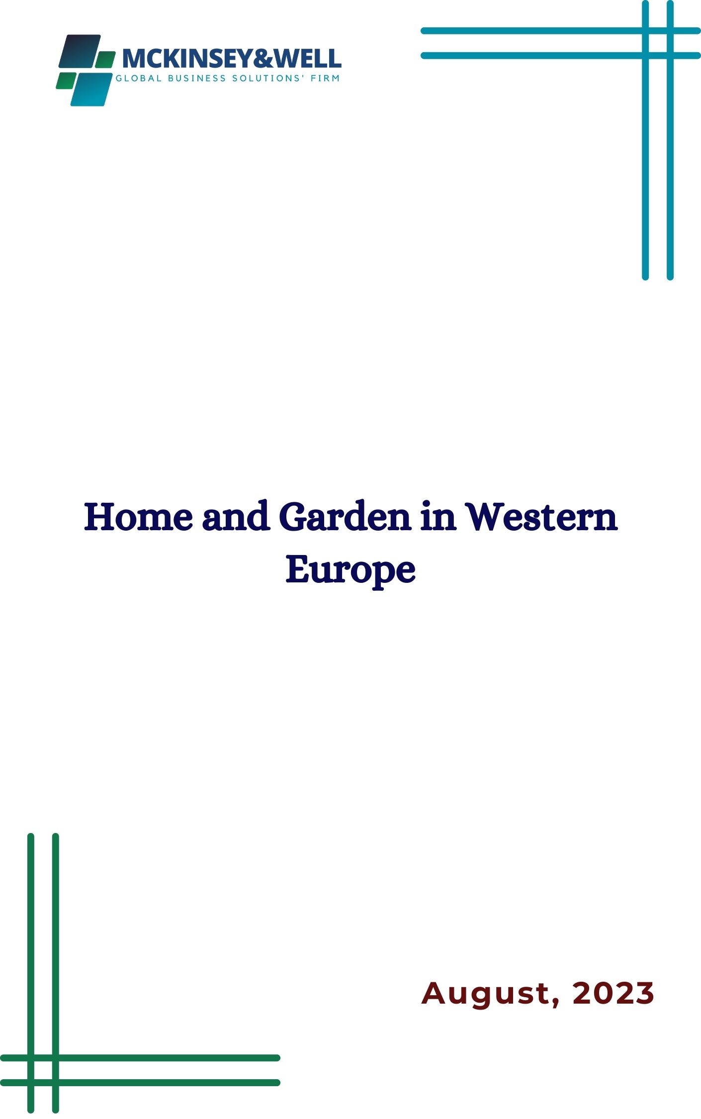 Home and Garden in Western Europe