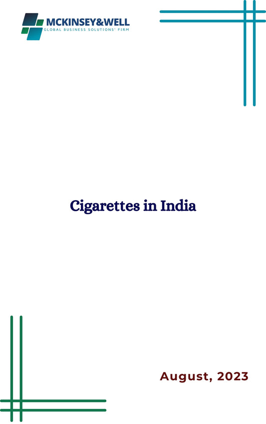 Cigarettes in India