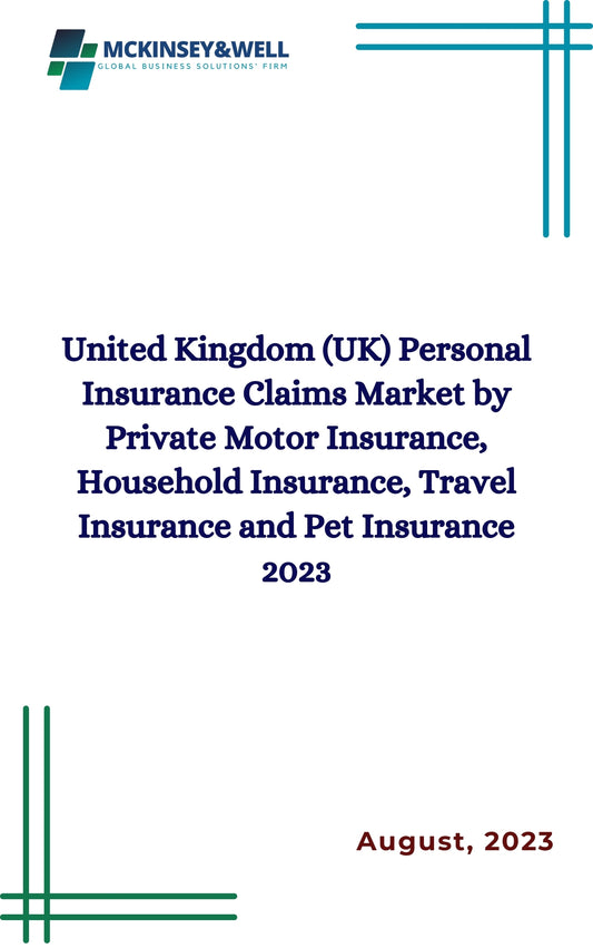 United Kingdom (UK) Personal Insurance Claims Market by Private Motor Insurance, Household Insurance, Travel Insurance and Pet Insurance 2023