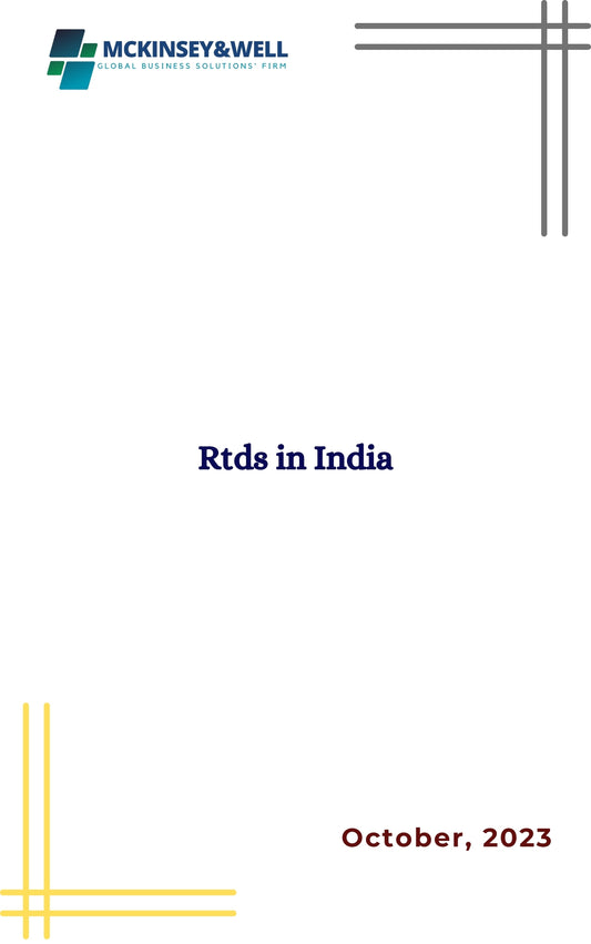 Rtds in India