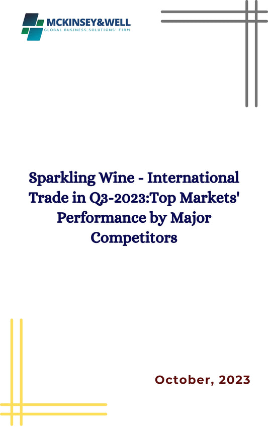 Sparkling Wine - International Trade in Q3-2023:Top Markets' Performance by Major Competitors