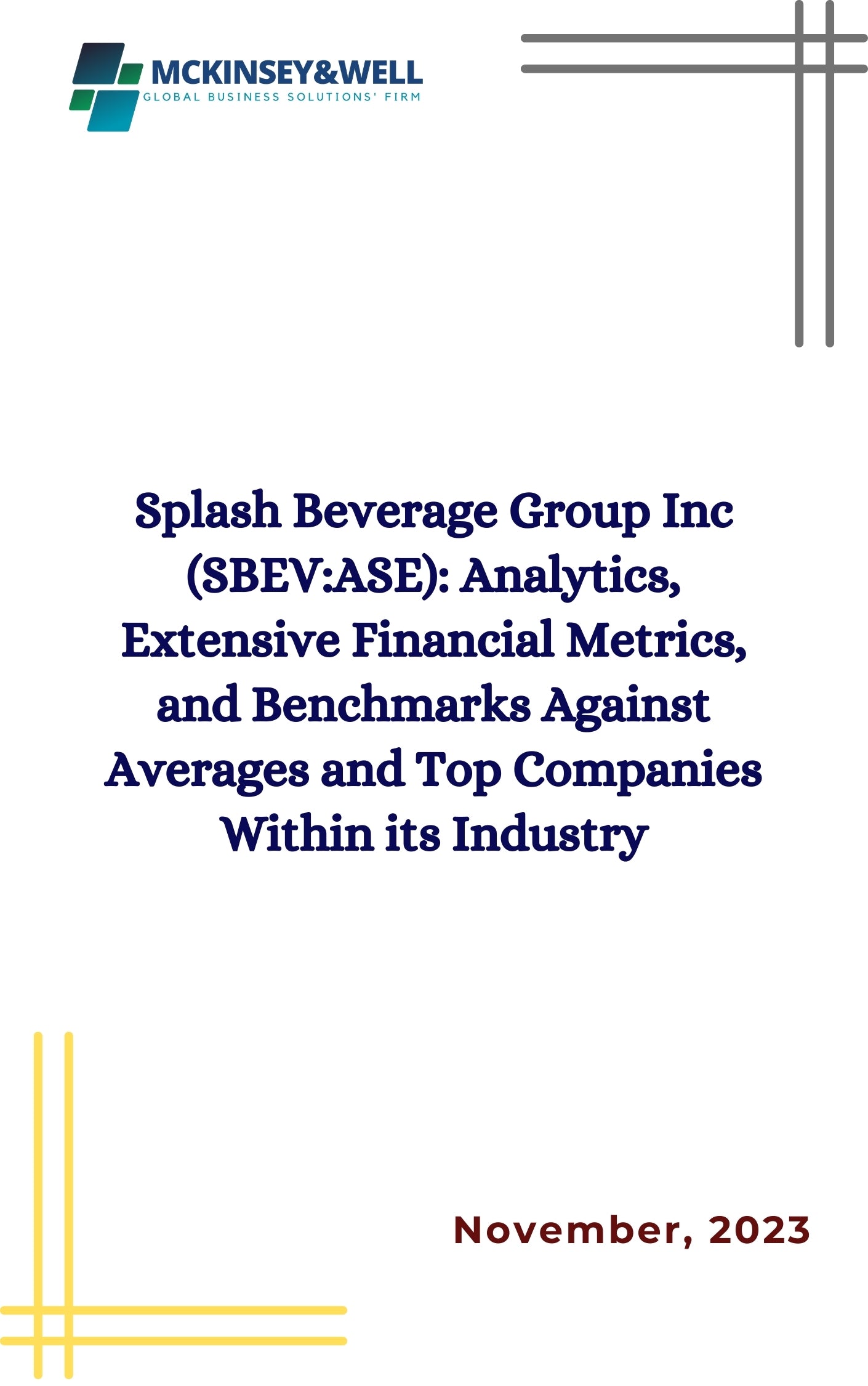 Splash Beverage Group Inc (SBEV:ASE): Analytics, Extensive Financial Metrics, and Benchmarks Against Averages and Top Companies Within its Industry