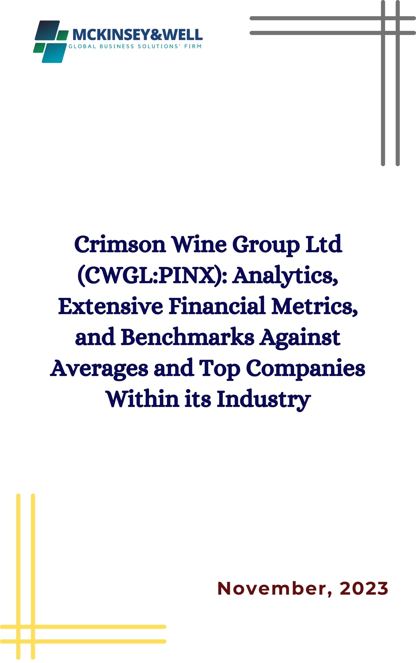 Crimson Wine Group Ltd (CWGL:PINX): Analytics, Extensive Financial Metrics, and Benchmarks Against Averages and Top Companies Within its Industry