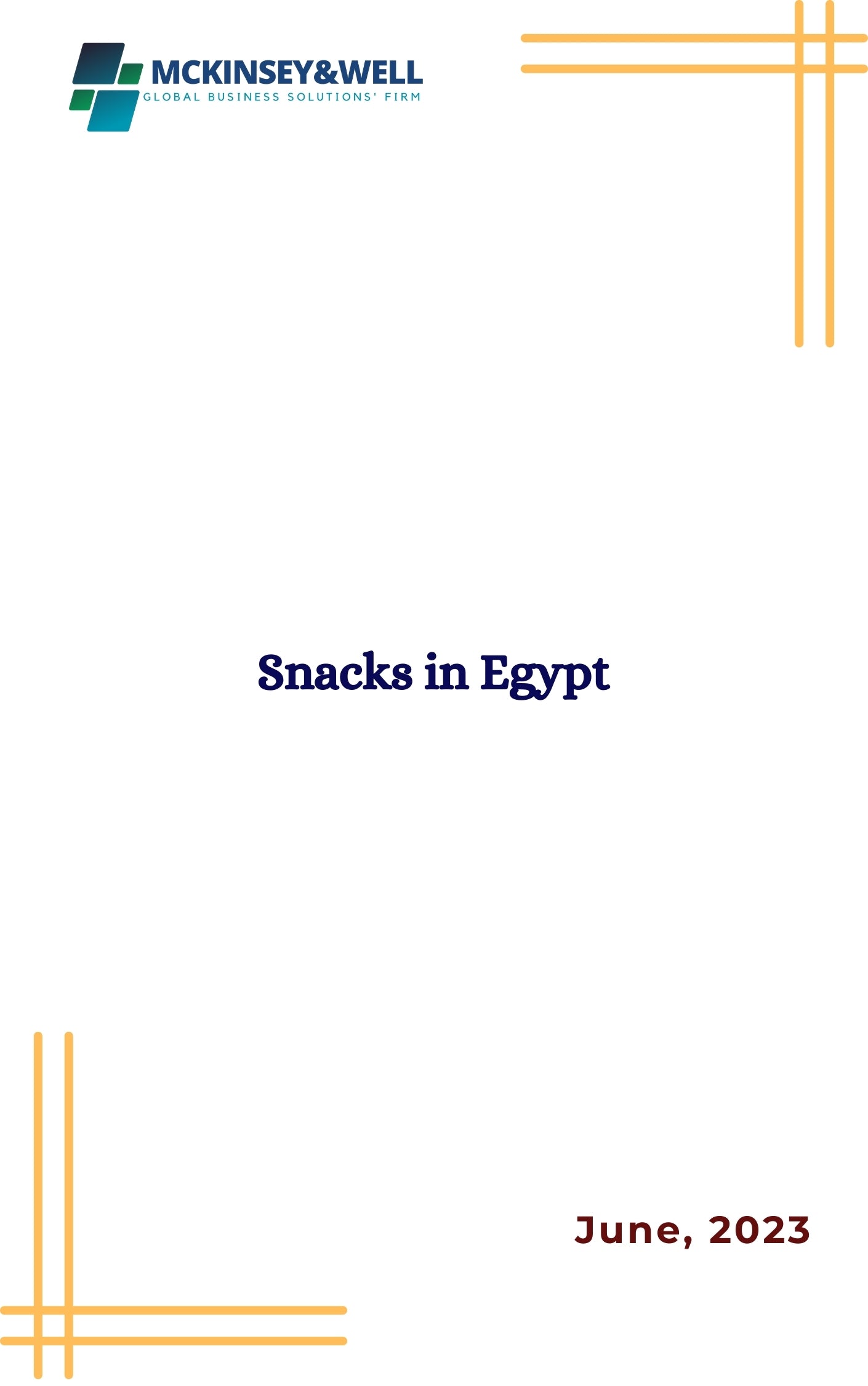 Snacks in Egypt