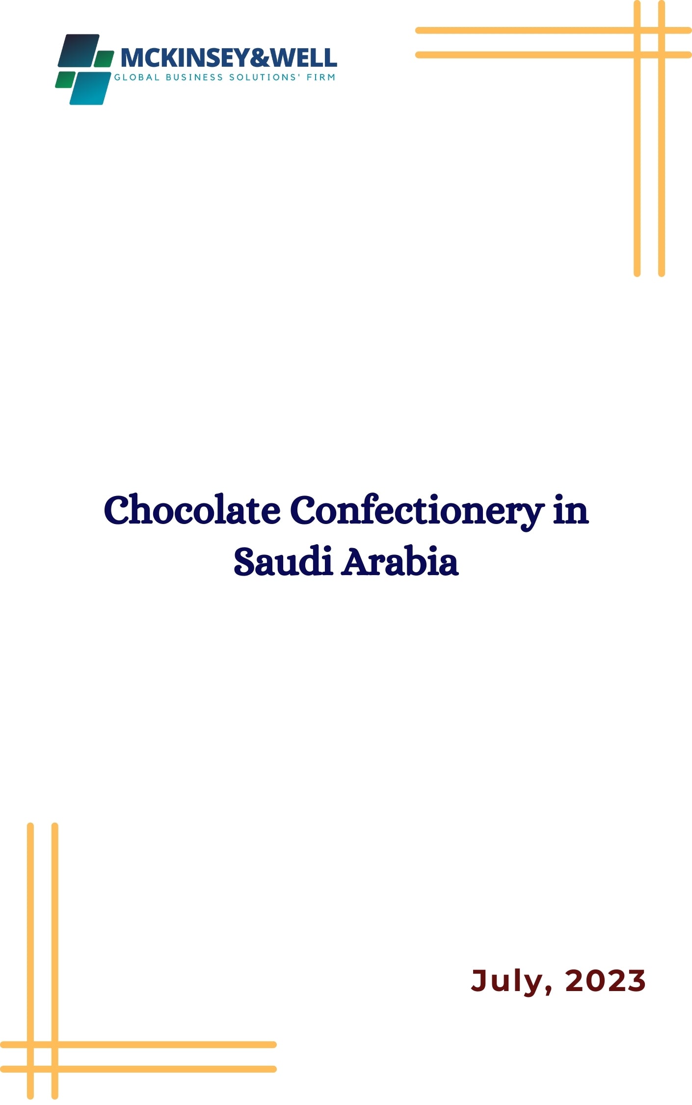 Chocolate Confectionery in Saudi Arabia