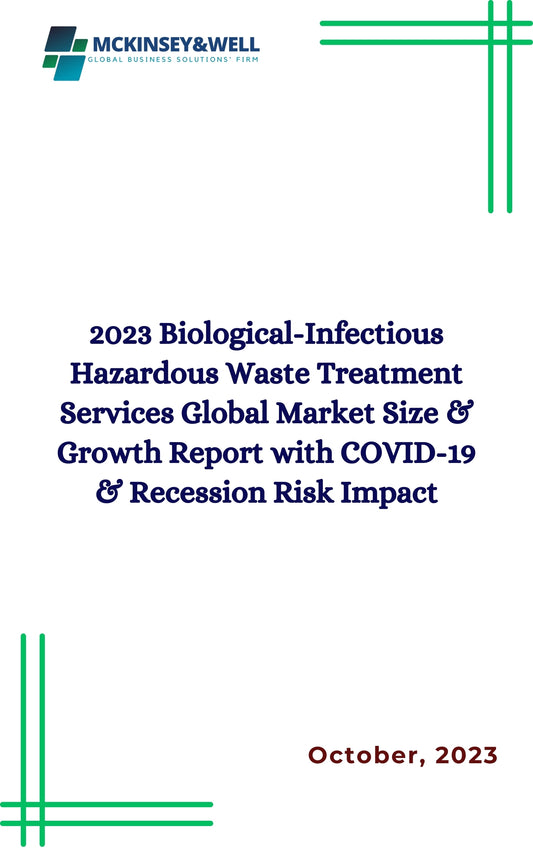 2023 Biological-Infectious Hazardous Waste Treatment Services Global Market Size & Growth Report with COVID-19 & Recession Risk Impact