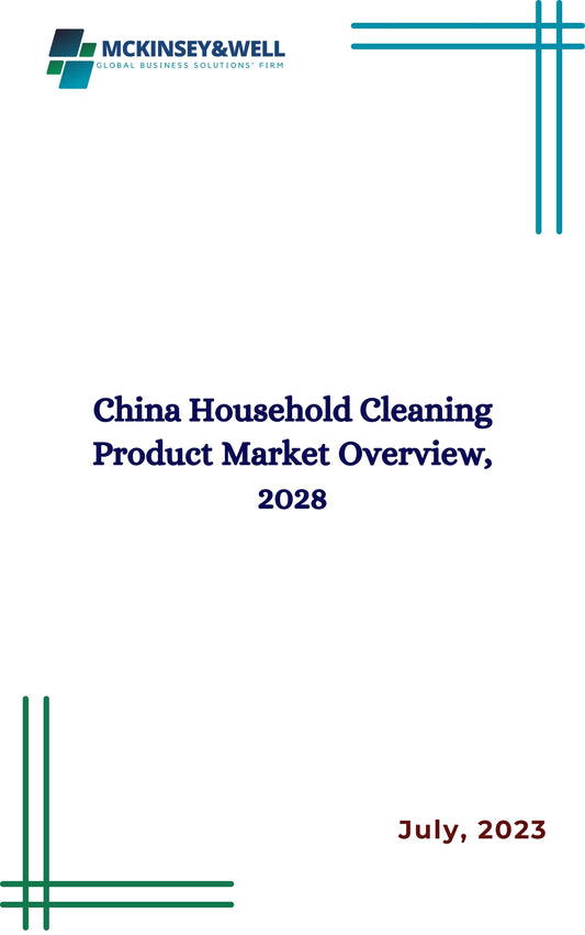 China Household Cleaning Product Market Overview, 2028