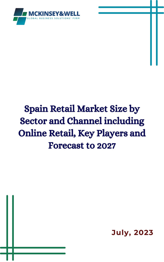 Spain Retail Market Size by Sector and Channel including Online Retail, Key Players and Forecast to 2027