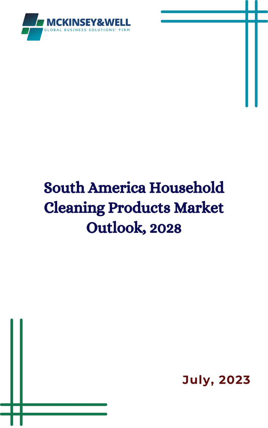 South America Household Cleaning Products Market Outlook, 2028