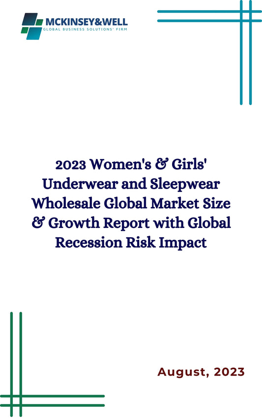 2023 Women's & Girls' Underwear and Sleepwear Wholesale Global Market Size & Growth Report with Global Recession Risk Impact