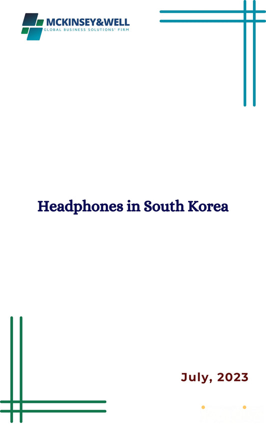 Headphones in South Korea