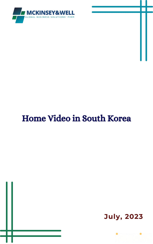 Home Video in South Korea