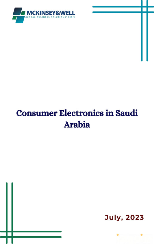 Consumer Electronics in Saudi Arabia