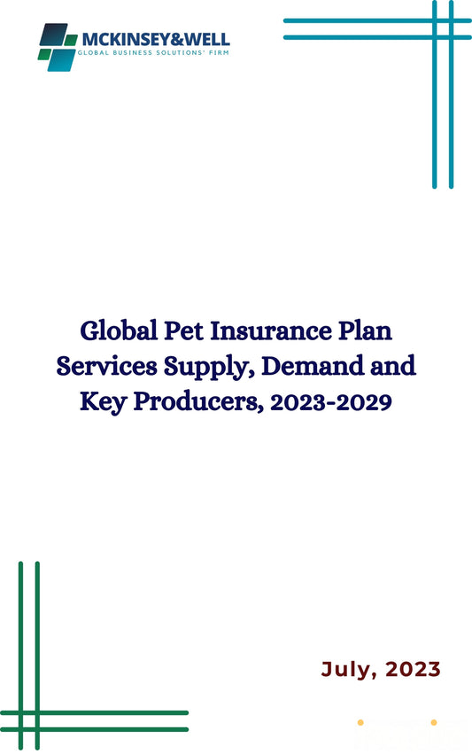 Global Pet Insurance Plan Services Supply, Demand and Key Producers, 2023-2029