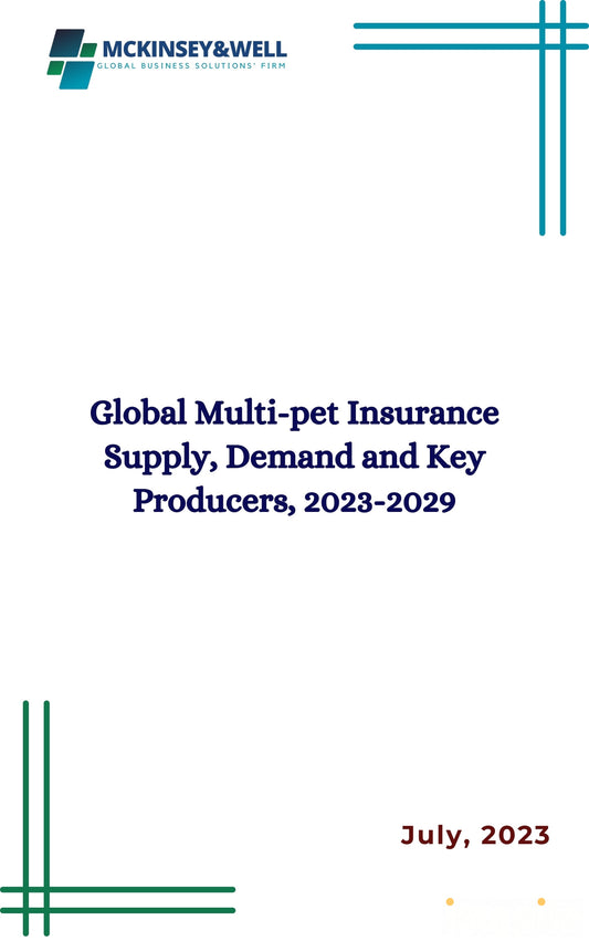 Global Multi-pet Insurance Supply, Demand and Key Producers, 2023-2029