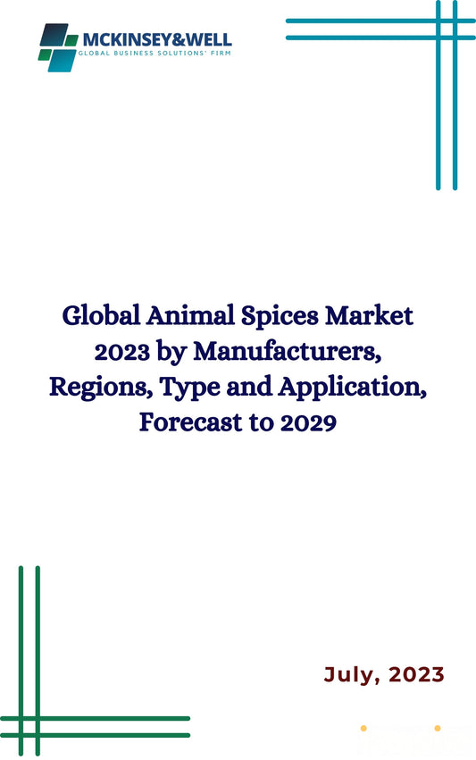 Global Animal Spices Market 2023 by Manufacturers, Regions, Type and Application, Forecast to 2029