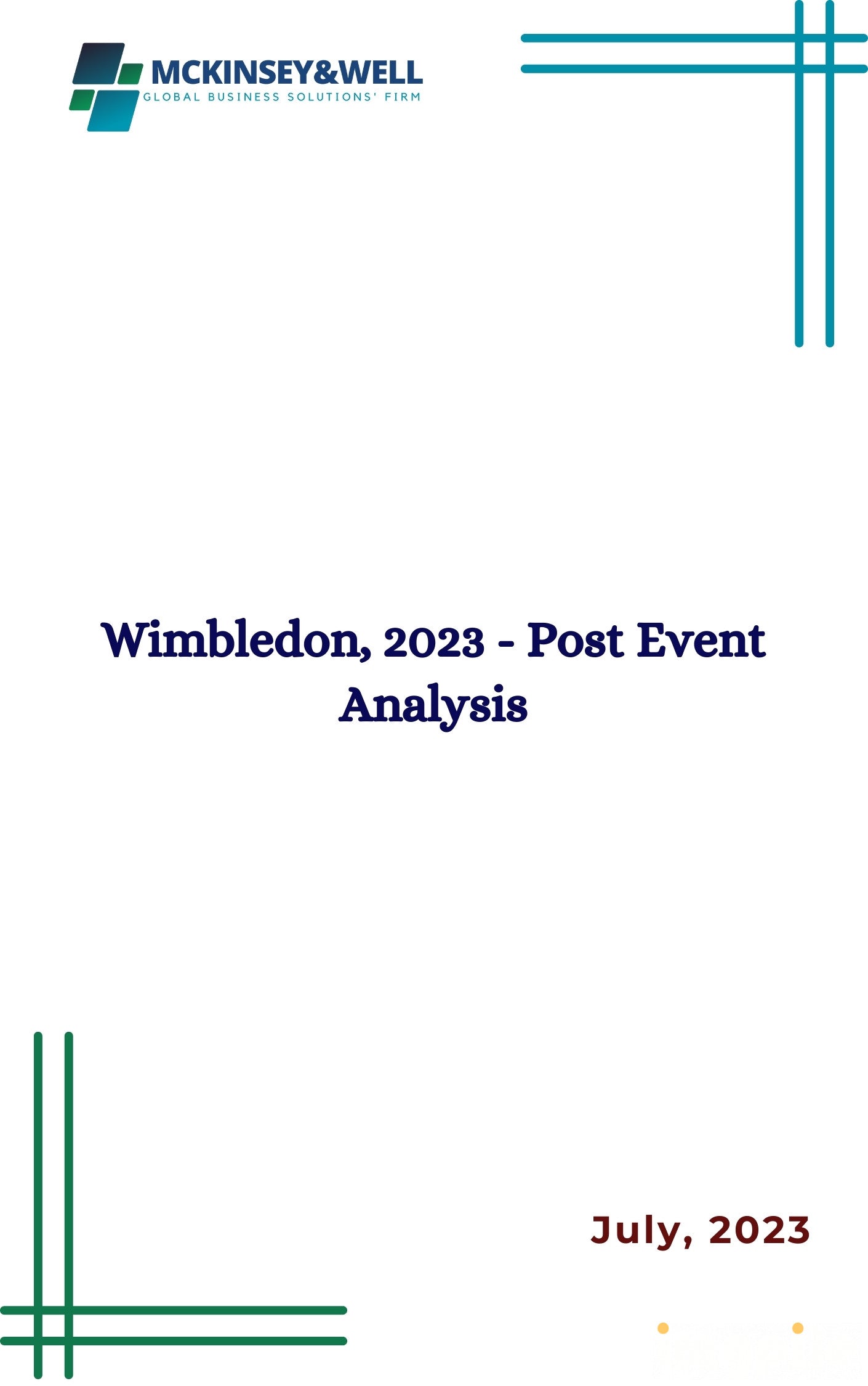 Wimbledon, 2023 - Post Event Analysis