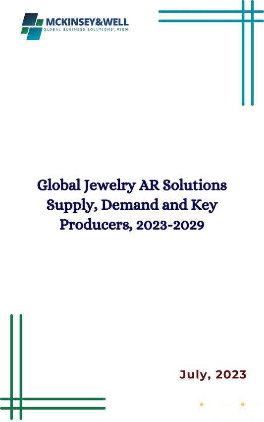 Global Jewelry AR Solutions Supply, Demand and Key Producers, 2023-2029