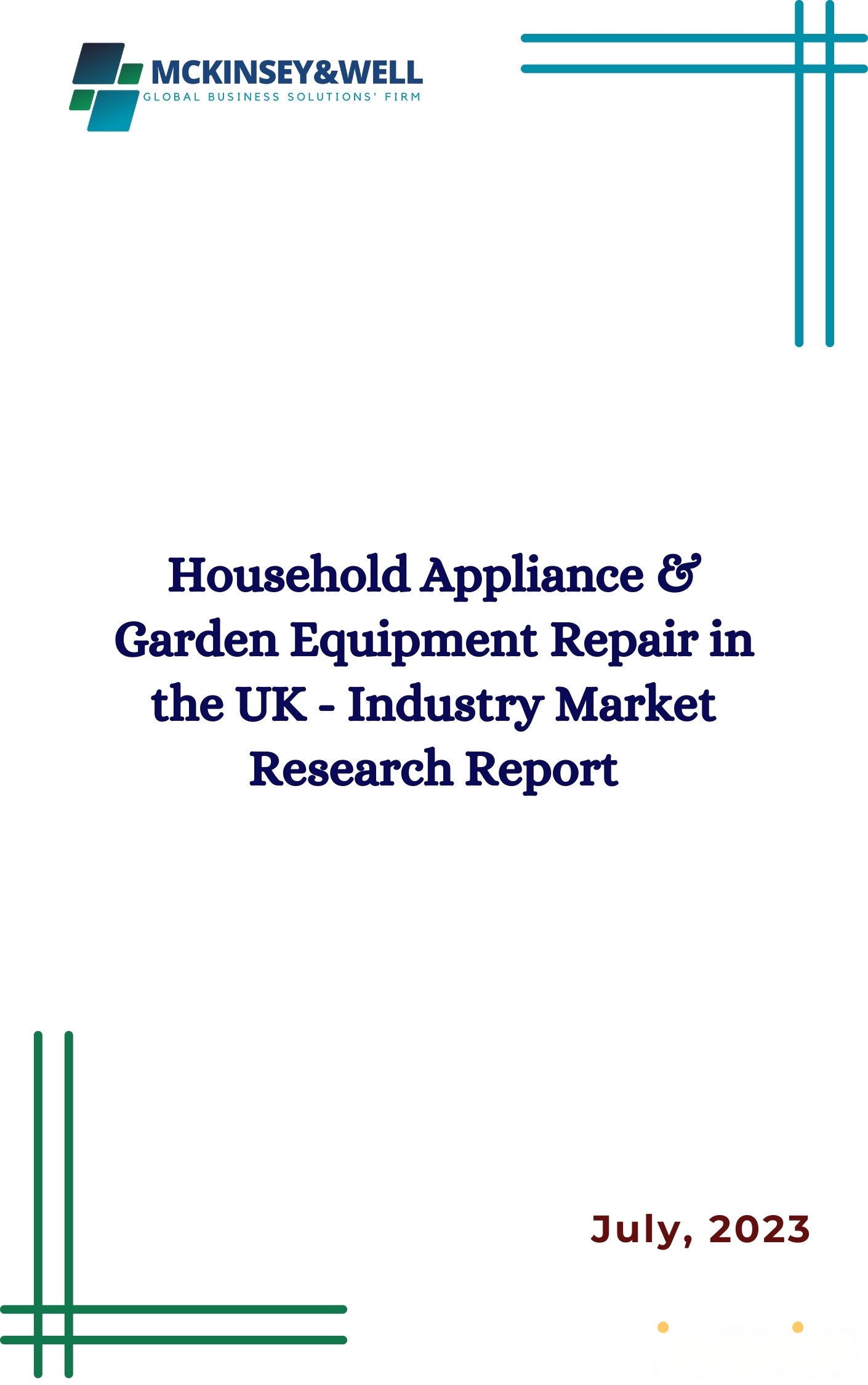 Household Appliance & Garden Equipment Repair in the UK - Industry Market Research Report