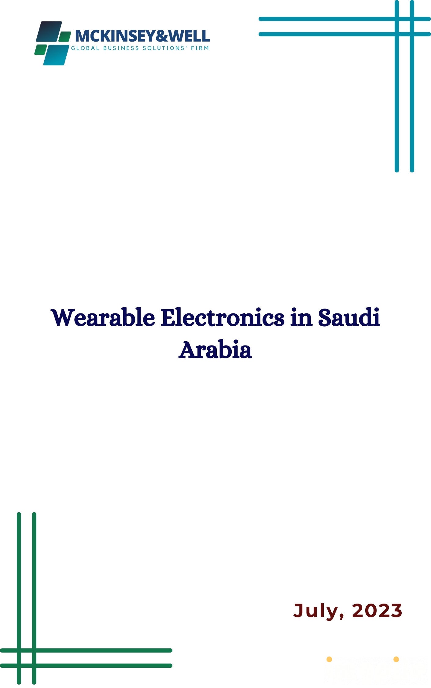 Wearable Electronics in Saudi Arabia