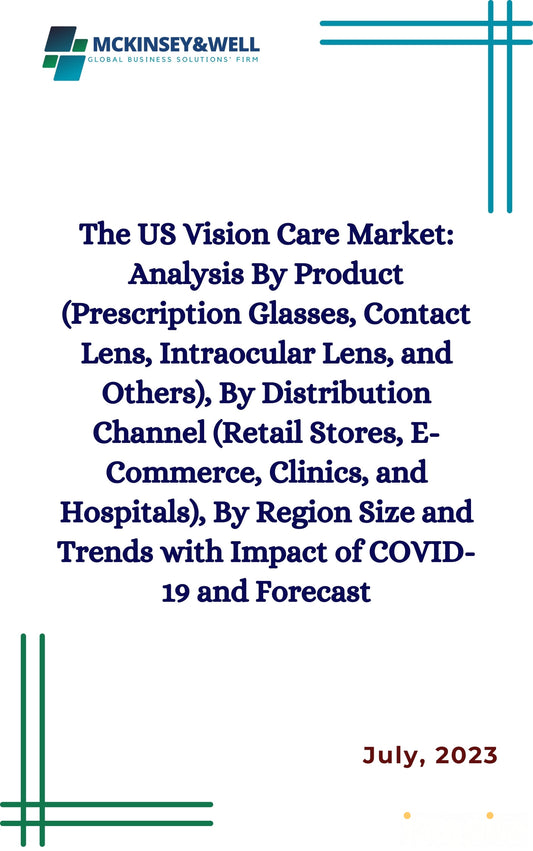 The US Vision Care Market: Analysis By Product (Prescription Glasses, Contact Lens, Intraocular Lens, and Others), By Distribution Channel (Retail Stores, E-Commerce, Clinics, and Hospitals), By Region Size and Trends with Impact of COVID-19 and Forecast