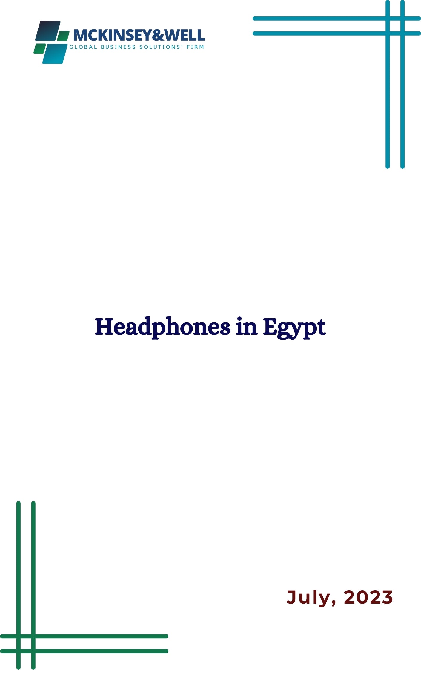 Headphones in Egypt