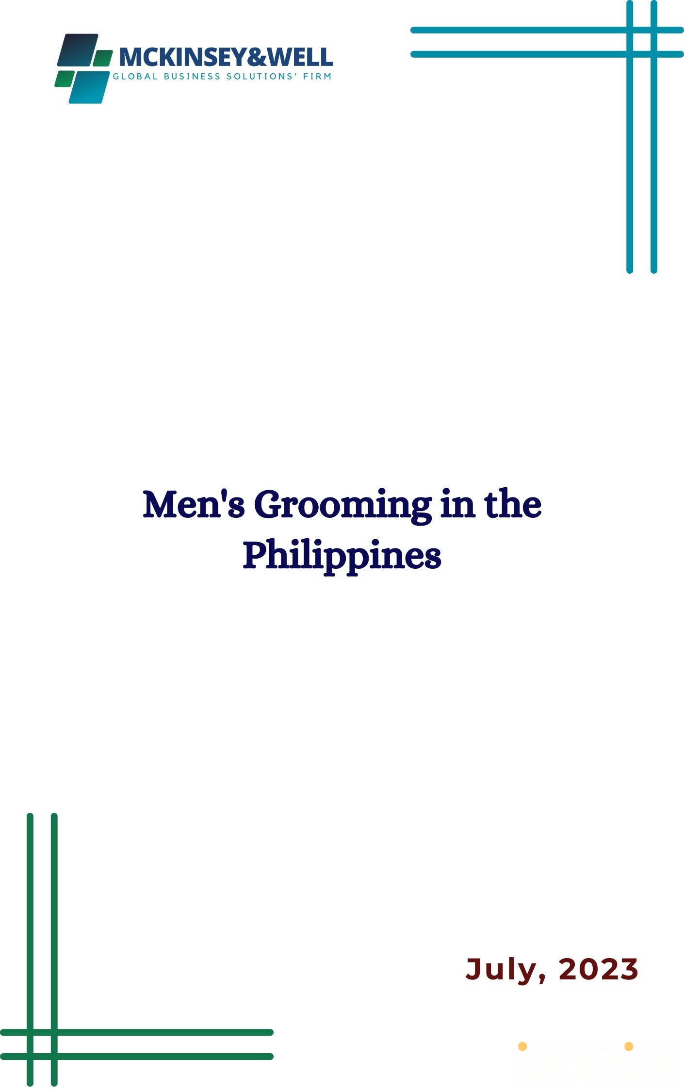 Men's Grooming in the Philippines