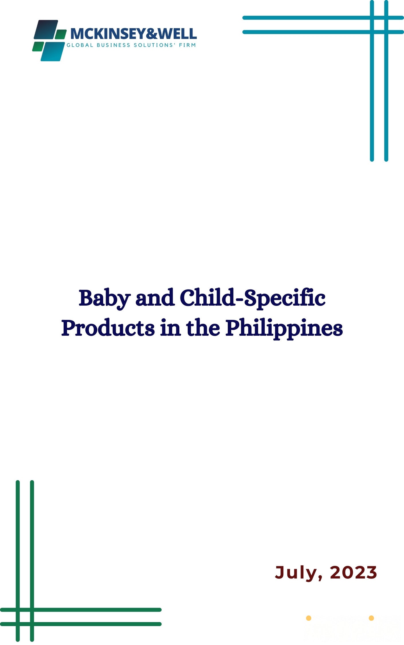 Baby and Child-Specific Products in the Philippines