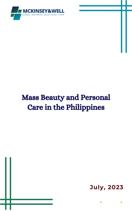 Mass Beauty and Personal Care in the Philippines