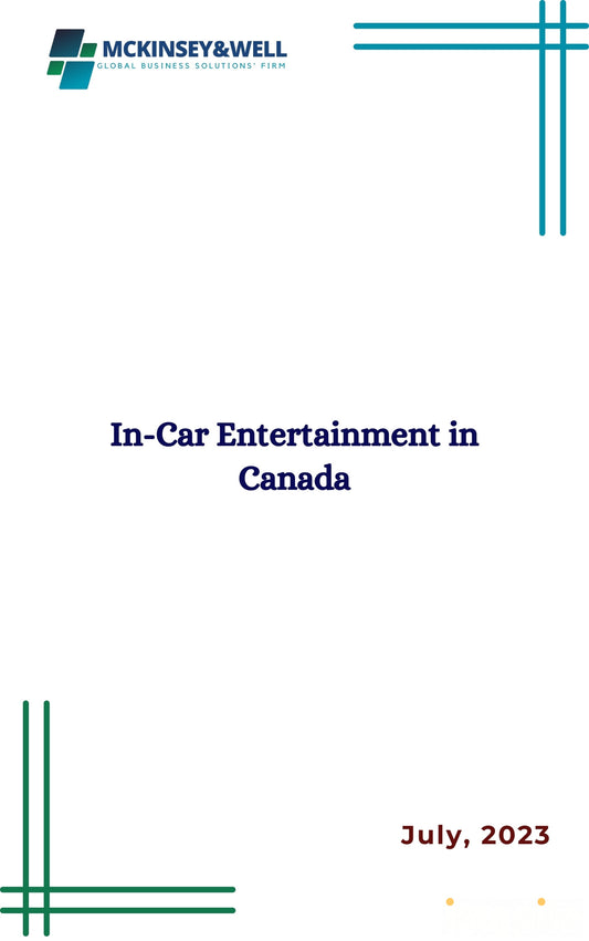 In-Car Entertainment in Canada