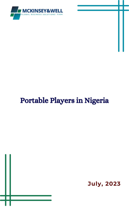 Portable Players in Nigeria